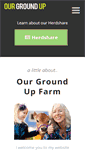 Mobile Screenshot of ourgroundup.com